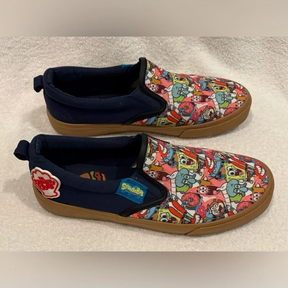 Ground up size 8, SpongeBob SquarePants slip on shoe